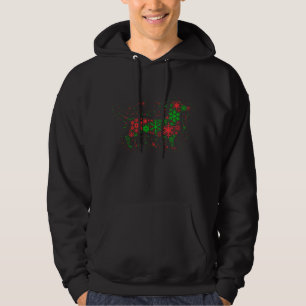 Funny Dog Decorations Gift Snowflake - Dachshund C Hoodie