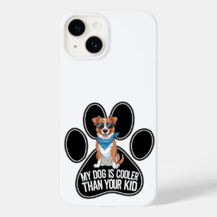 Funny Dog Design: 'My Dog is Cooler Than Your Kid Case-Mate iPhone 14 Case