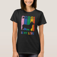 Funny dog design quote corgi is my love Premium