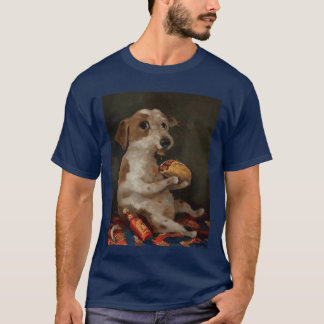 Funny Dog Eatingaco with Hot Sauce gift T-Shirt