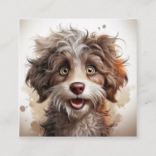 funny dog enclosure card