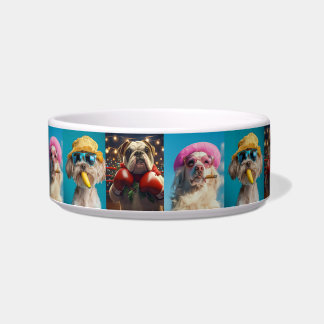 Funny Dog Faces Pet Bowl