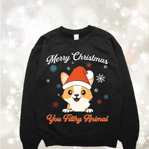 Funny Dog Filthy Animal Ugly Sweater Sweatshirt