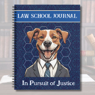 Funny Dog Gifts for Law Student Lawyer Enforcement Notebook