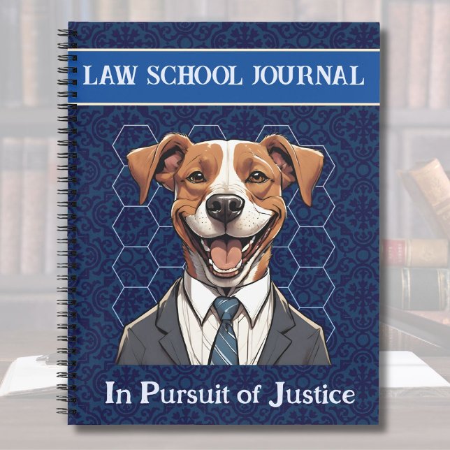 Funny Dog Gifts for Law Student Lawyer Enforcement Notebook (Funny Dog Gifts for Law Student Lawyer Enforcement)