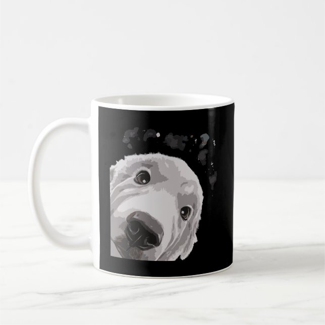 Funny Dog Great Pyrenees Coffee Mug (Left)