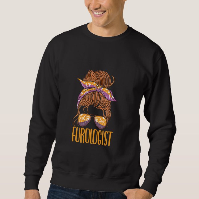 Funny Dog Grooming Pet Groomer Furologist Sweatshirt (Front)