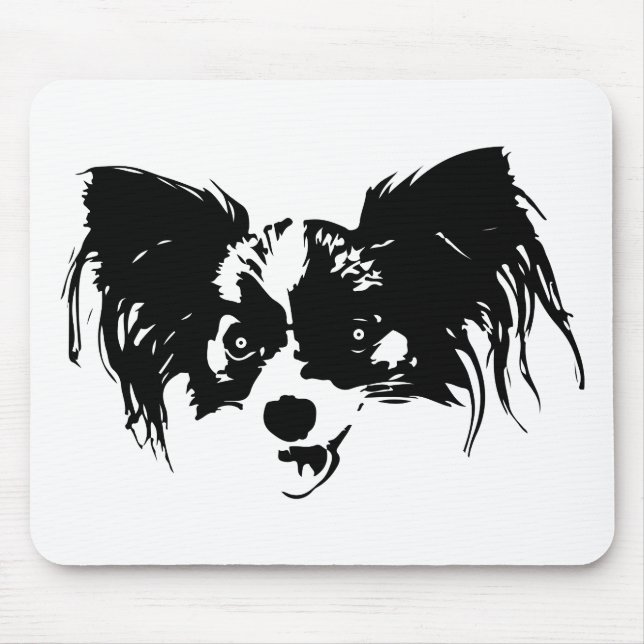 Funny dog head mouse pad (Front)