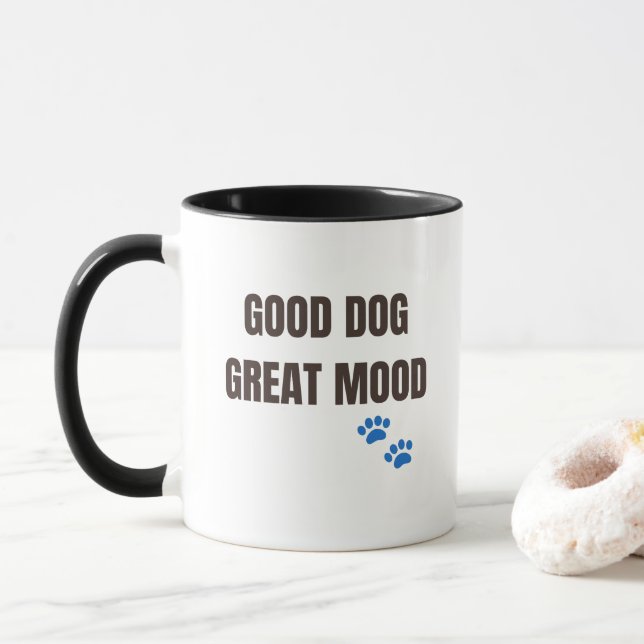 Funny Dog Lover Coffee Cup (With Donut)