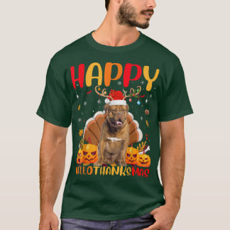 Funny Dog Lover Happy Dogue De Bordeau Dog HelloTh T-Shirt