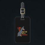 Funny Dog Lover Life Is Better With a Doberman Luggage Tag<br><div class="desc">Life is better with a Doberman. Funny and cute dog merchandise for pup lover, puppy owner, dog mum or dog dad who love their little doggy, enjoy humour and witty quotes. Show your love for your loyal pooch by wearing this dog breed design. Great gift for those lucky enough to...</div>