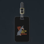 Funny Dog Lover Life Is Better With a Doberman Luggage Tag<br><div class="desc">Life is better with a Doberman. Funny and cute dog merchandise for pup lover, puppy owner, dog mum or dog dad who love their little doggy, enjoy humour and witty quotes. Show your love for your loyal pooch by wearing this dog breed design. Great gift for those lucky enough to...</div>