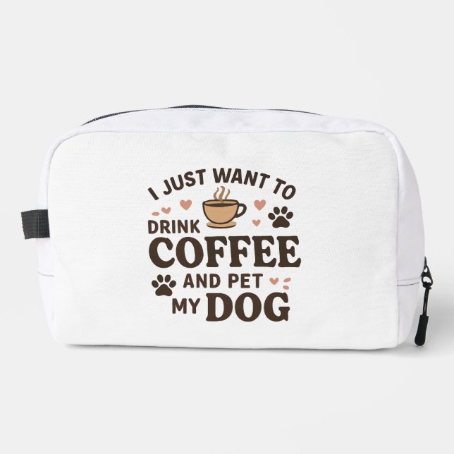 Funny Dog Lover Mug Dog Mum Dog Dad Dopp Kit (Front)