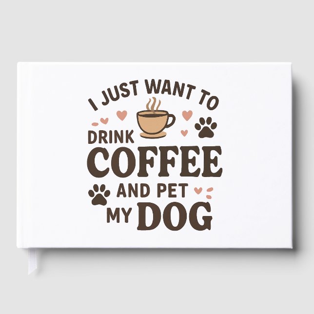 Funny Dog Lover Mug Dog Mum Dog Dad Guest Book (Front)