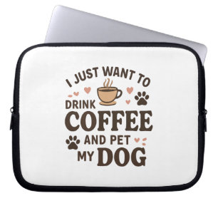 Funny Dog Lover Mug Dog Mum Dog Dad Laptop Sleeve
