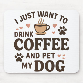 Funny Dog Lover Mug Dog Mum Dog Dad Mouse Pad