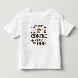 Funny Dog Lover Mug Dog Mum Dog Dad Toddler T-Shirt