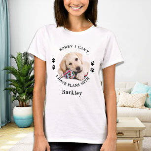 Funny Dog Lover Personalised Pet Photo T-Shirt