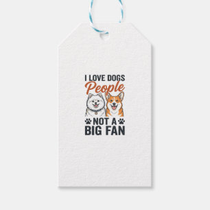 Funny Dog Lover Quote Vintage Engraving Vector Des Gift Tags