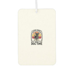 Funny Dog Lover Shirt Vintage Engraving Chihuahua Car Air Freshener