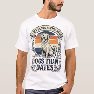 Funny Dog Lover Shirt Vintage Engraving Quote Desi