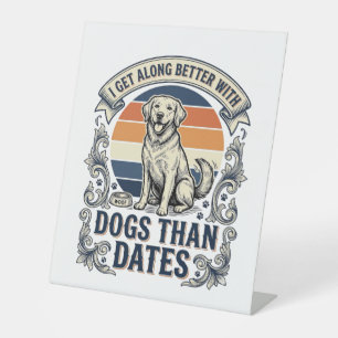 Funny Dog Lover Shirt Vintage Engraving Quote Desi Pedestal Sign