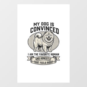 Funny Dog Lover Shirt with Vintage Engraved Chow C