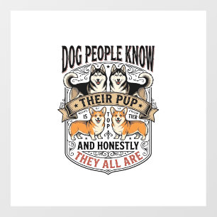Funny Dog Lover Shirt with Vintage Puppy Debate De