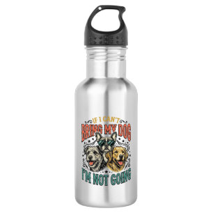 Funny Dog Lover Vintage Engraving Quote Design (2) 532 Ml Water Bottle