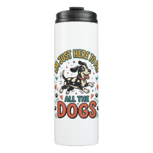 Funny Dog Lover Vintage Pet All The Dogs Design_1 Thermal Tumbler