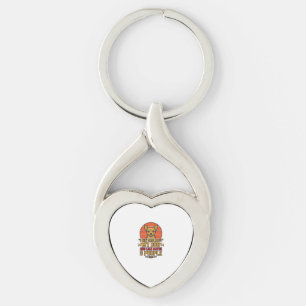 Funny Dog Lover Vintage Quote Vector Design_1 Key Ring