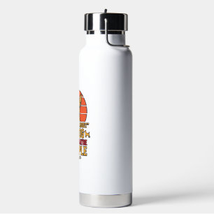 Funny Dog Lover Vintage Quote Vector Design_1 Water Bottle
