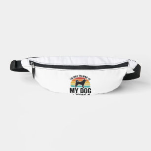 Funny Dog Lover Vintage Sunset Quote Design_1 Bum Bags