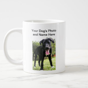 Funny Dog Lover's Photo Large Coffee Mug