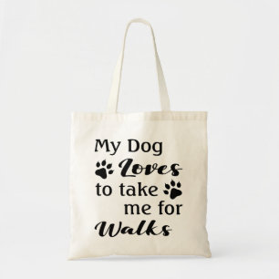 Funny Dog Lover's Tote Bag