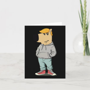 Funny Dog Meme Trump Hat Make Great Again Card