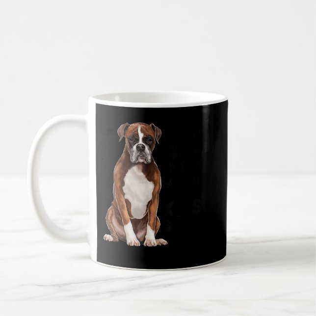 Funny Dog MomDad Gift Coffee Mug (Left)
