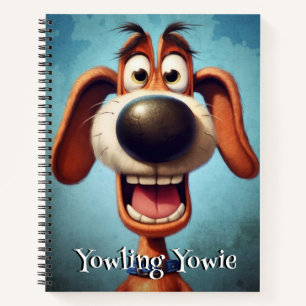 Funny Dog Monster: Yowling Yowie Notebook