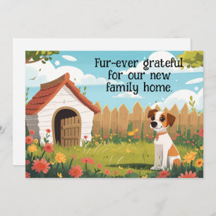 Funny Dog Moving Announcement