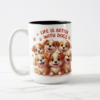 Funny Dog Mug Birthday Gift Idea Cute Dog Mum Gift
