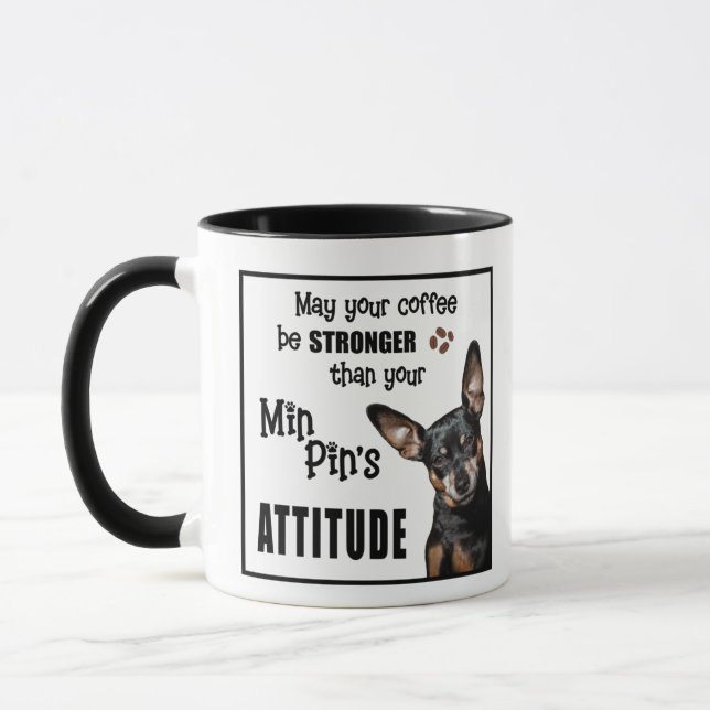 Funny Dog Mug - Miniature Pinscher (Left)