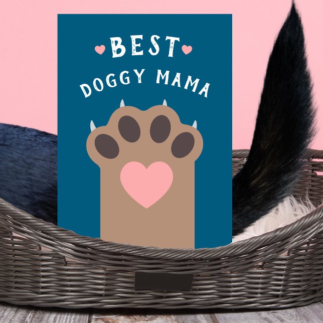 Funny Dog Mum Happy Dog Mother's Day  Card (Creator Uploaded)