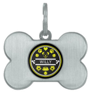 Funny Dog Name Pet ID Tag