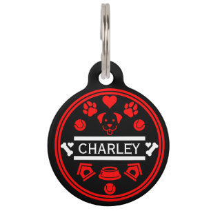 Funny Dog Name Pet Tag