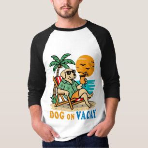 Funny Dog on Vacation T-Shirt Cute Summer