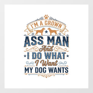 Funny Dog Owner Quote Vintage Vector Design_1