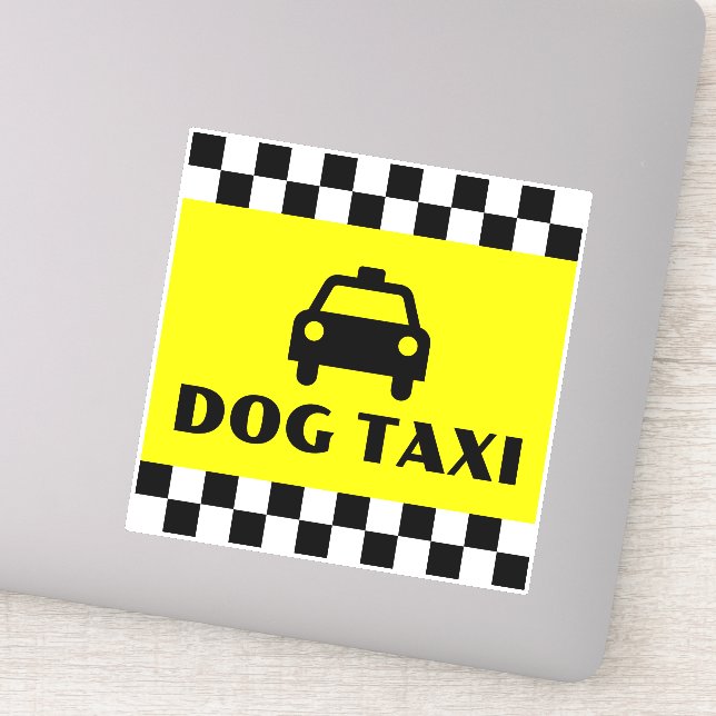 Funny Dog Owner Taxi Driver Vehicle (Detail)
