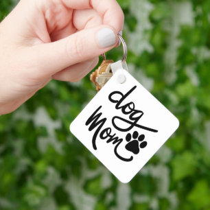Funny Dog Paw Dog Mum Key Ring