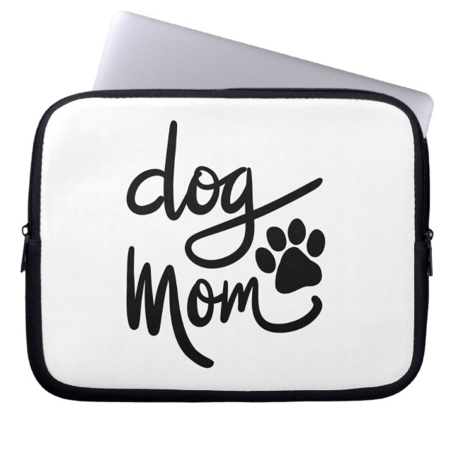 Funny Dog Paw Dog Mum Laptop Sleeve (Front)