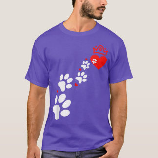 Funny Dog paw, for dog owners, for men and women  T-Shirt